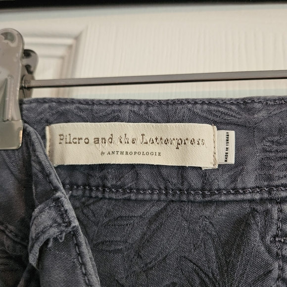 Pilcro and the Letterpress Dark Blue Skinny Pants - Picture 5 of 6